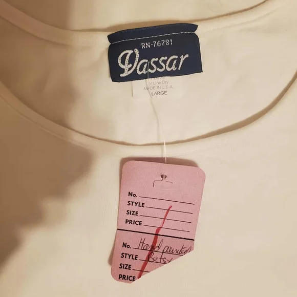 Manatee Tshirt Womens Handpainted Vintage Conservation - Picture 2 of 3